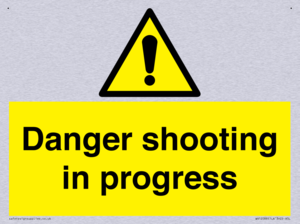 Danger shooting in progress